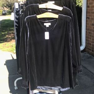 Long Sleeve V Neck Sweaters Size: Large .......... {12-14} . {2} Pc Bundle . New